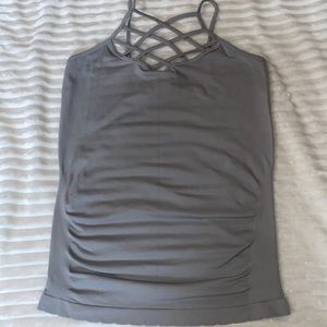 Women’s small gray tank